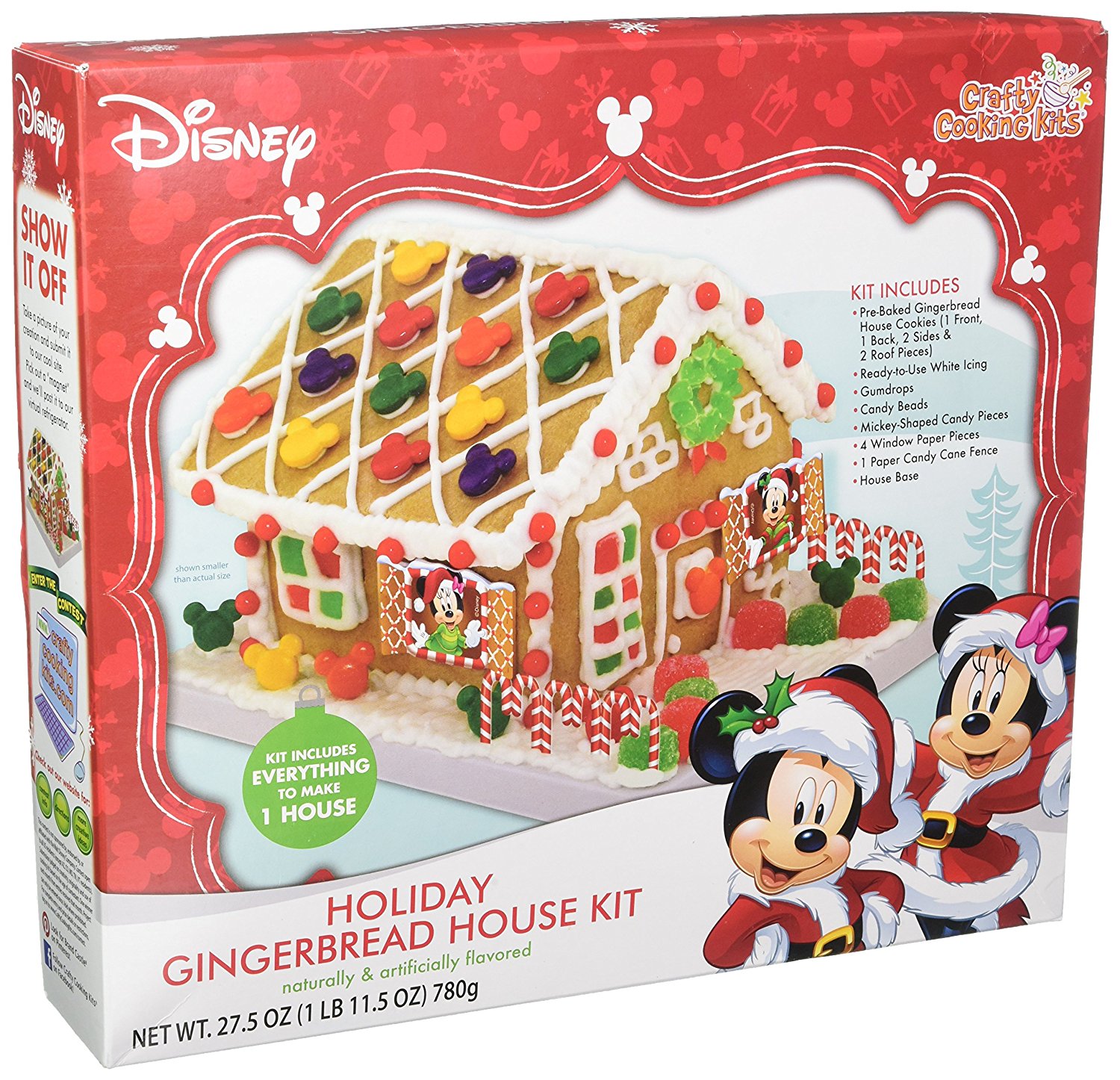 Disney holiday gingerbread house kits.