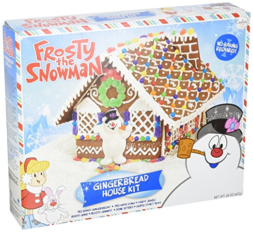 frosty the snowman gingerbread house kits.