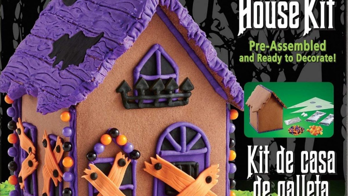 Halloween Village Tabletop Decoration One Holiday Way 10 Inch Spooky Light Up Haunted Gingerbread House