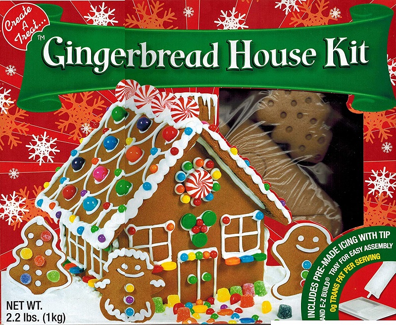large gingerbread house kits.