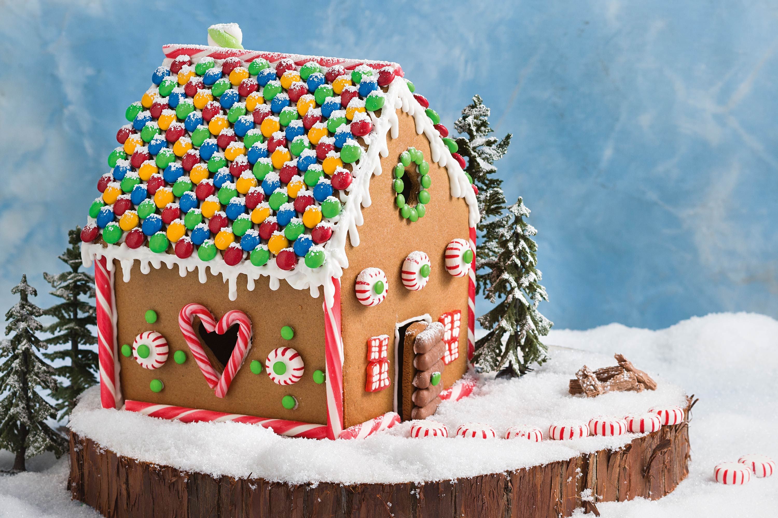 large gingerbread house