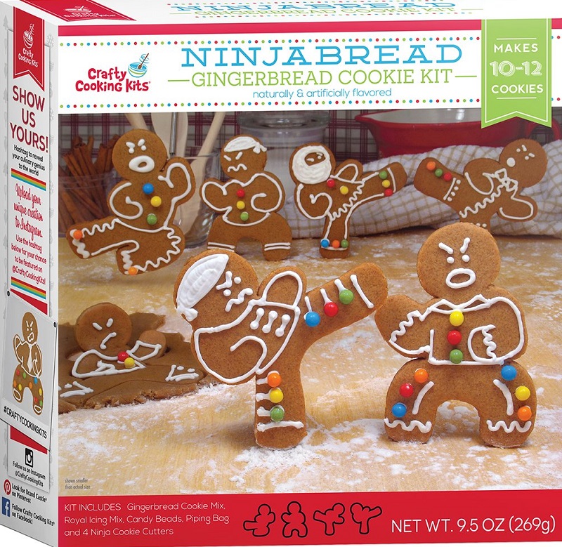 ninja gingerbread cookie kits