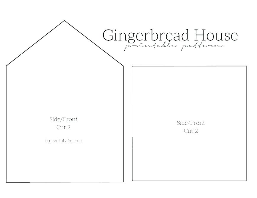 gingerbread house template to print
 6+ Free Gingerbread House Templates 619