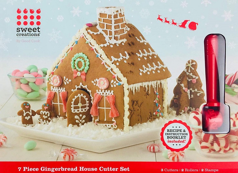 good cook gingerbread house cookie cutter set. 