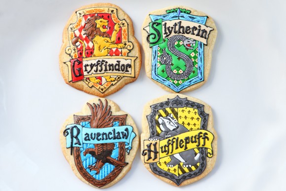 harry potter house cookies.